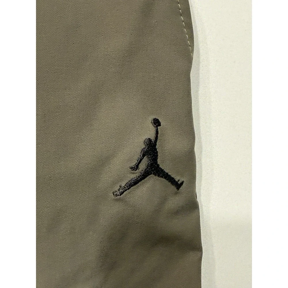 Jordan Dri-Fit Golf Shorts HQ8677-040 Olive Grey Stretch Woven Mens Large NWT